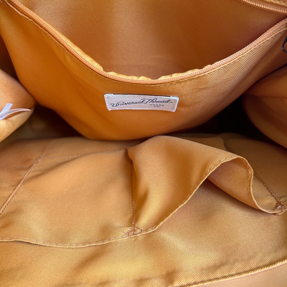 ☀️Universal Thread Mustard Tote with Rope Handles - Picture 6 of 6